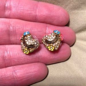 Juicy couture heart earrings
